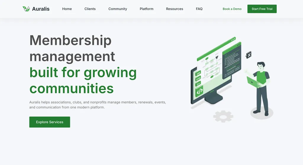 Auralis homepage